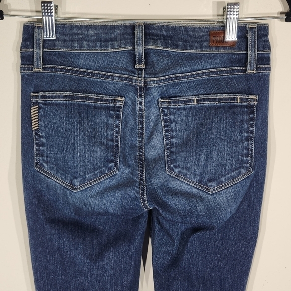 Paige Skyline Ankle Peg Jeans Womens 24 Blue - Picture 5 of 11